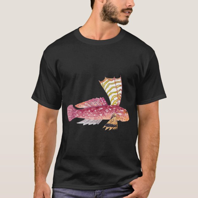 Camiseta DRAGONCITO ROJO RUBÍ-Synchiropus Sycorax (Anverso)