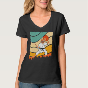 Camiseta Dragones barbudos vintage haciendo Karate Samurai 