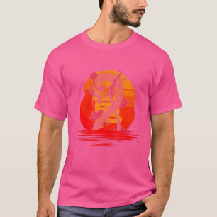 Camiseta Dragones Chinos Orientales Dragón Asiático Y Sol