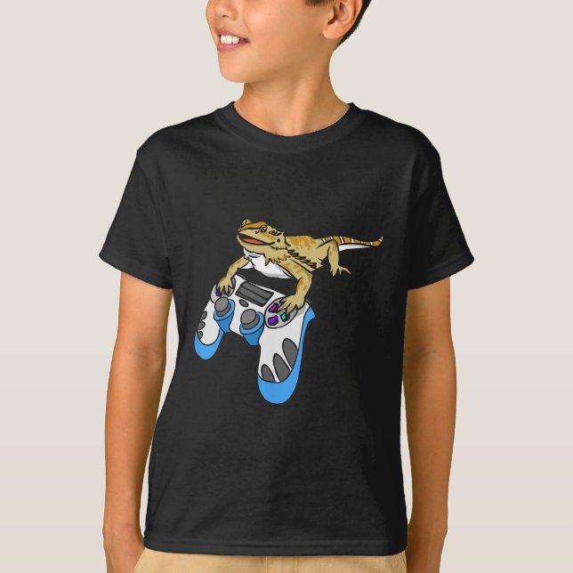 Camiseta Dragones con barba de dragón Lizard (Anverso)