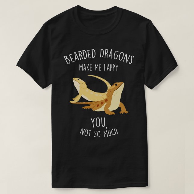 Camiseta Dragones con barba me hacen feliz 1 (Diseño del anverso)