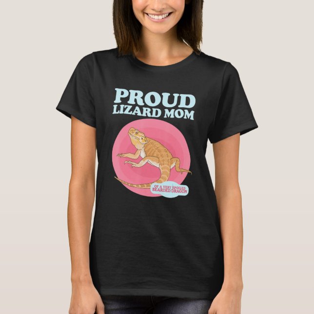 Camiseta Dragones Con Cabeza Lizard Mamá De Un Doctor Con C (Anverso)