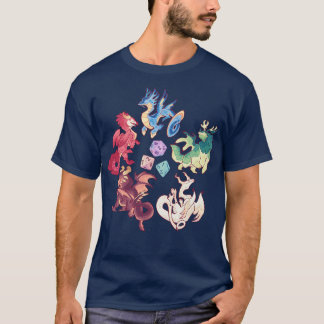 Camiseta dragones cromáticos