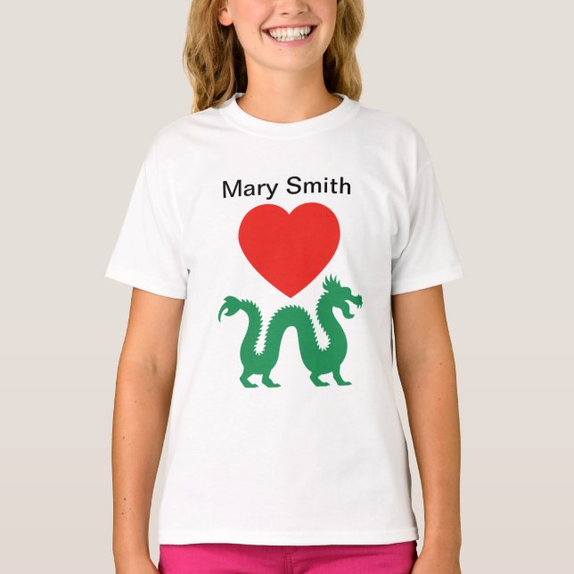 Camiseta Dragones de amor (Anverso)