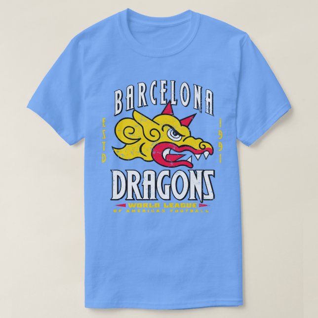 Camiseta Dragones de Barcelona (Diseño del anverso)