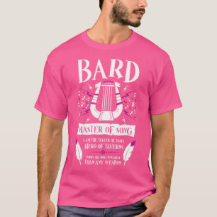 Camiseta Dragones de Dungeons de clase DD BARD