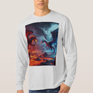 Camiseta Dragones de fuego y hielo