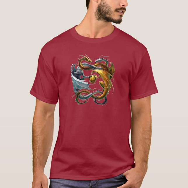 Camiseta Dragones de la batalla (Anverso)