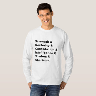 Camiseta Dragones de mazmorras inspirados en la lista de ca