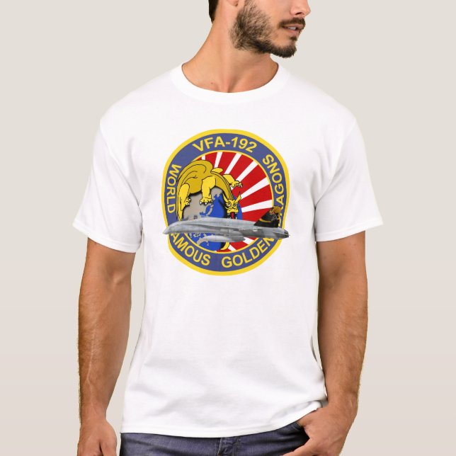 Camiseta Dragones de oro VFA-192 (Anverso)