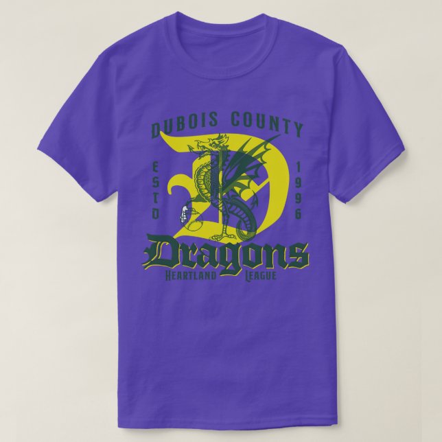Camiseta Dragones del Condado de Dubois (Diseño del anverso)
