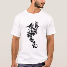 Camiseta Dragones dominan los Cielos - Silueta de Dragón Ne
