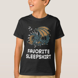 Camiseta Dragones Dragones Nap Durmiendo Durmiendo La Noche