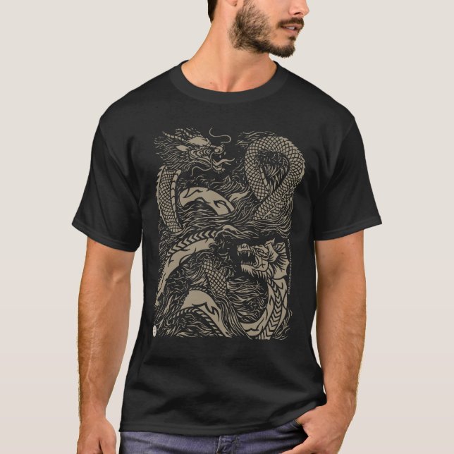Camiseta Dragones duales (Anverso)
