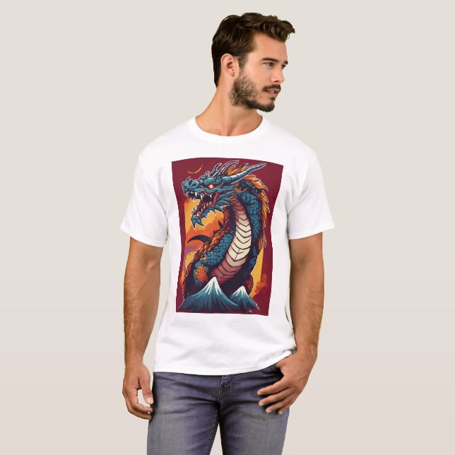 Camiseta Dragones épicos, hilos épicos: Usa la leyenda (Anverso completo)