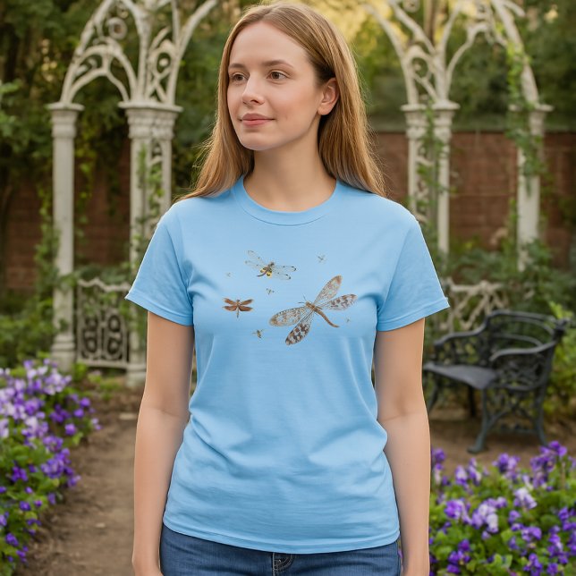 Camiseta Dragonflies 18th century art (Subido por el creador)