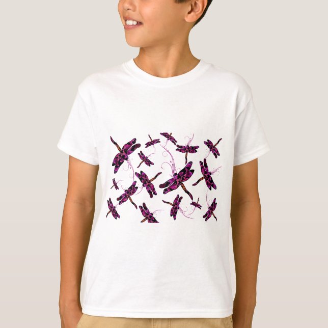 Camiseta Dragonflies caprichoso (Anverso)