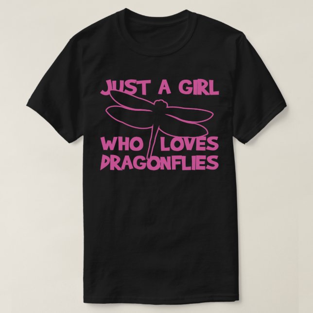 Camiseta Dragonflies Dragonfly Lover (Diseño del anverso)