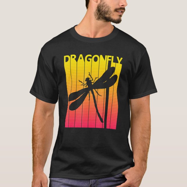 Camiseta Dragonfly Animal Retro Costume (Anverso)