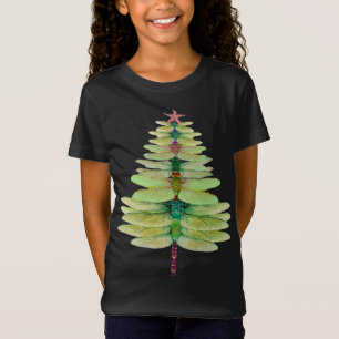 Camiseta Dragonfly Árbol de Navidad Divertido Dragonfly Ama