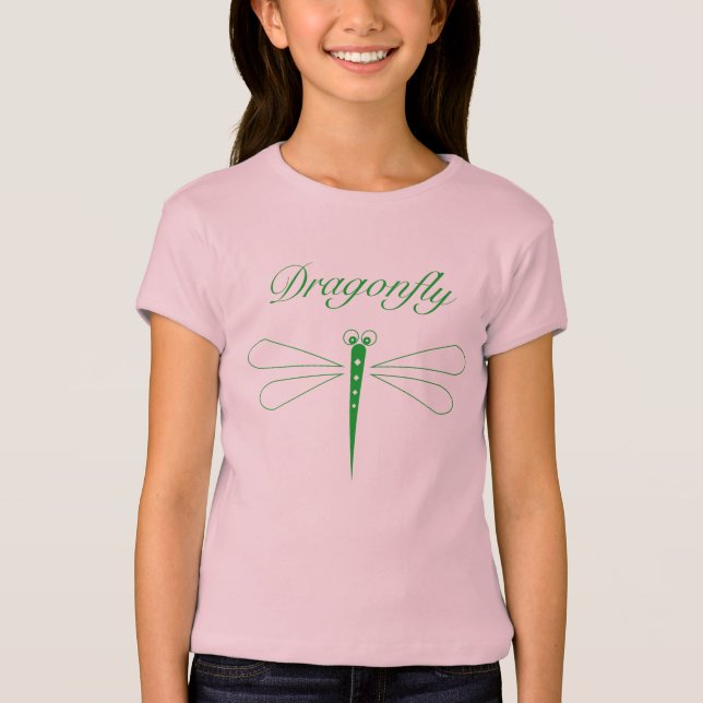 Camiseta Dragonfly - Chica Bella Fated Babydoll T-Shirt (Anverso)