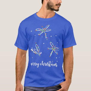 Camiseta Dragonfly Christmas Lovers Xmas Lights