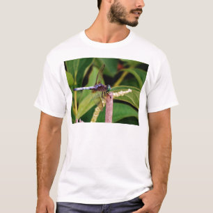 Camiseta Dragonfly con flores blancas