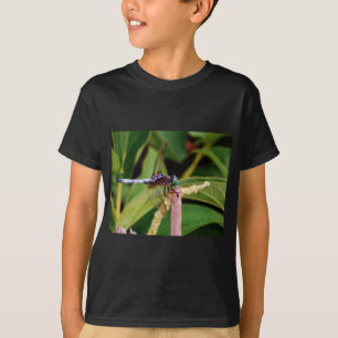 Camiseta Dragonfly con flores blancas