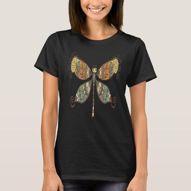 Camiseta Dragonfly Dragon Fly de insecto gráfico (Anverso)