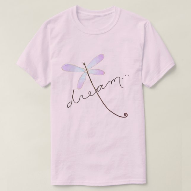 Camiseta Dragonfly Dream Original Resumen Arte (Diseño del anverso)