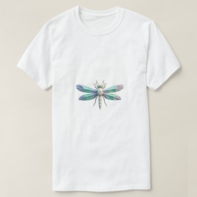 Camiseta Dragonfly geométrico (Diseño del anverso)