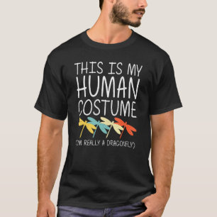Camiseta Dragonfly Halloween Human Costueve Swarm Nymph Eas