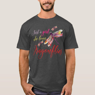 Camiseta Dragonfly Lady Gift Animal Dragonfly