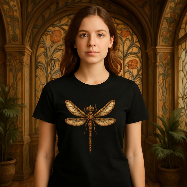 Camiseta Dragonfly mecánico de Steampunk (Subido por el creador)