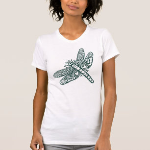 Camiseta Dragonfly - Negro y Blanco II