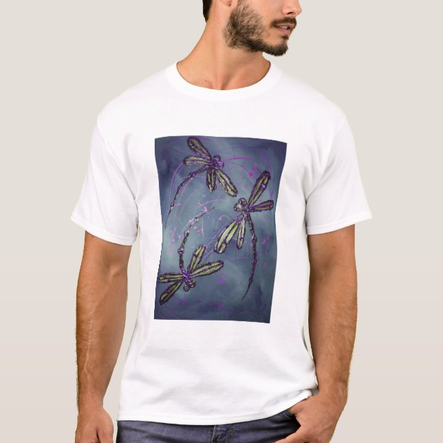 Camiseta Dragonfly Purple Night Flit (Anverso)