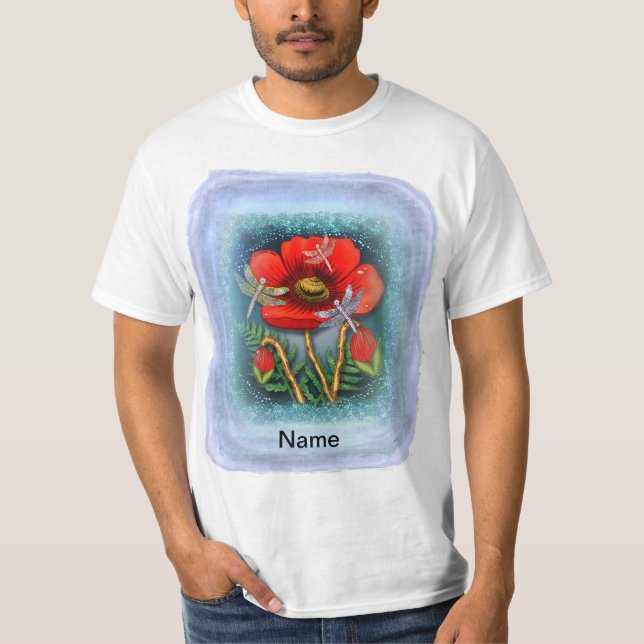 Camiseta Dragonfly red Poppy (Anverso)
