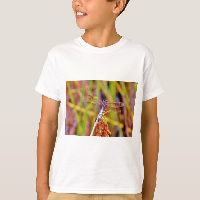 Camiseta Dragonfly verde azulado (Anverso)