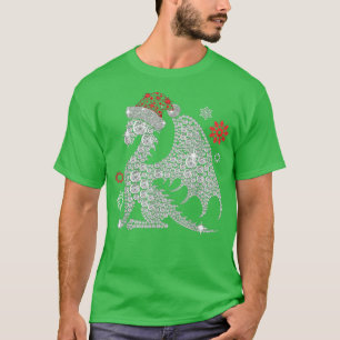 Camiseta DragonGemstoneChristmas Snow Xmas Santa