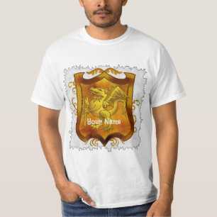 Camiseta Dragons Shield Family Crest Surname
