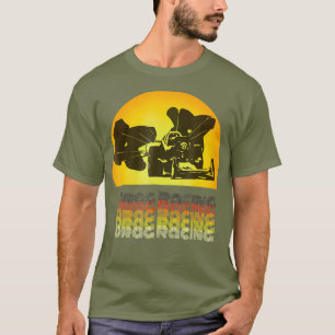 Camiseta Dragor del motor delantero de la nostalgia de la v