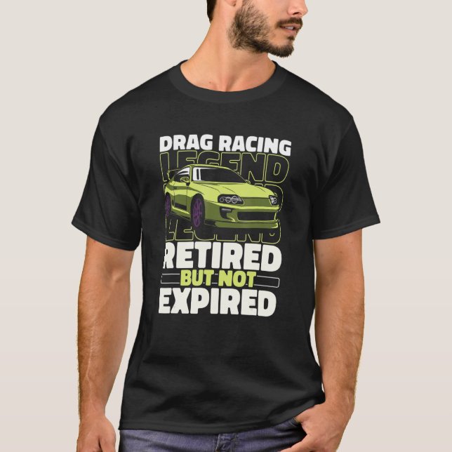 Camiseta Dragster Race Race Motorsport Drag Racin (Anverso)
