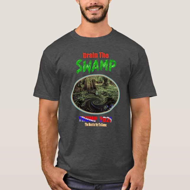 Camiseta Drain the SWAMP-TRUMP 2020 (Anverso)