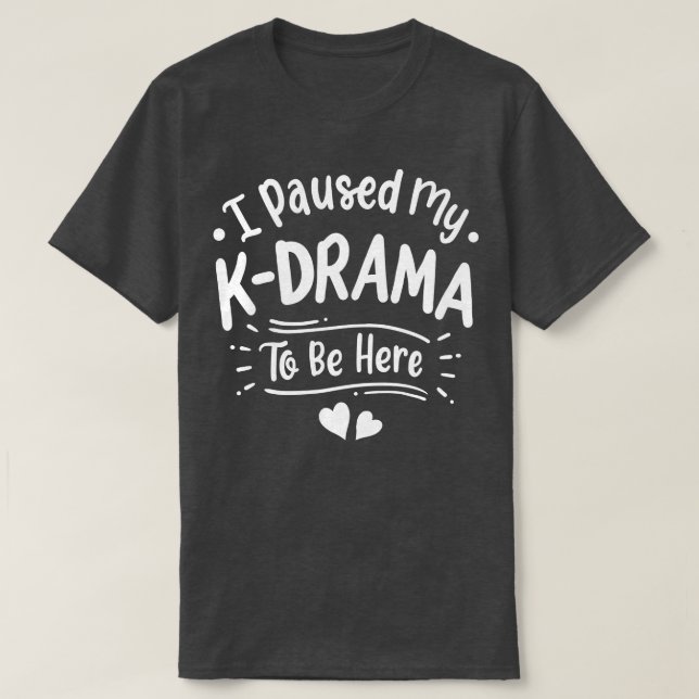Camiseta Drama coreano de KDrama (Diseño del anverso)
