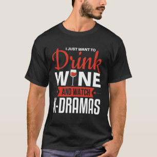 Camiseta Drama coreano y dragón de vino K Drama