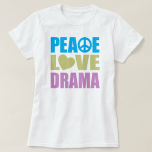 Camiseta Drama de amor de paz