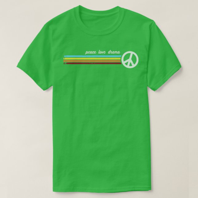 Camiseta Drama de bandas retro (Diseño del anverso)