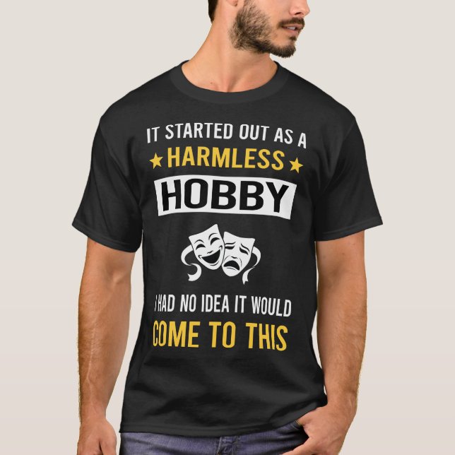 Camiseta Drama de hobby sin daño (Anverso)