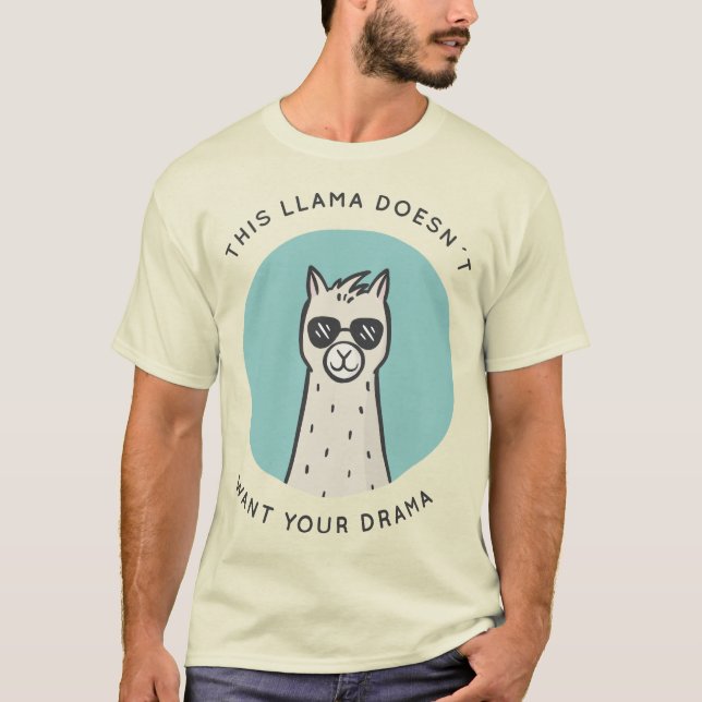 Camiseta Drama de la llama (Anverso)