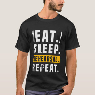 Camiseta Drama de la vida del teatro Comer el sueño ensayo 
